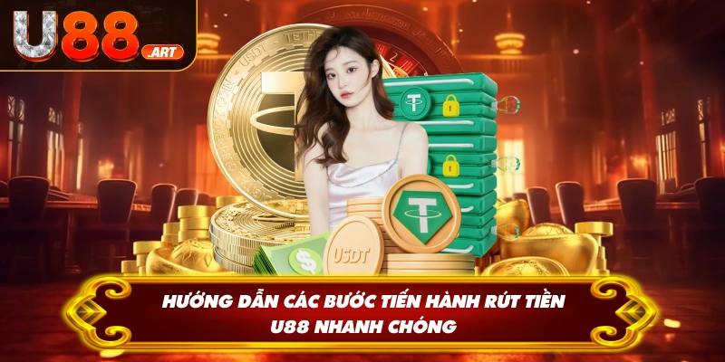 Hướng dẫn các bước tiến hành rút tiền U88 nhanh chóng
